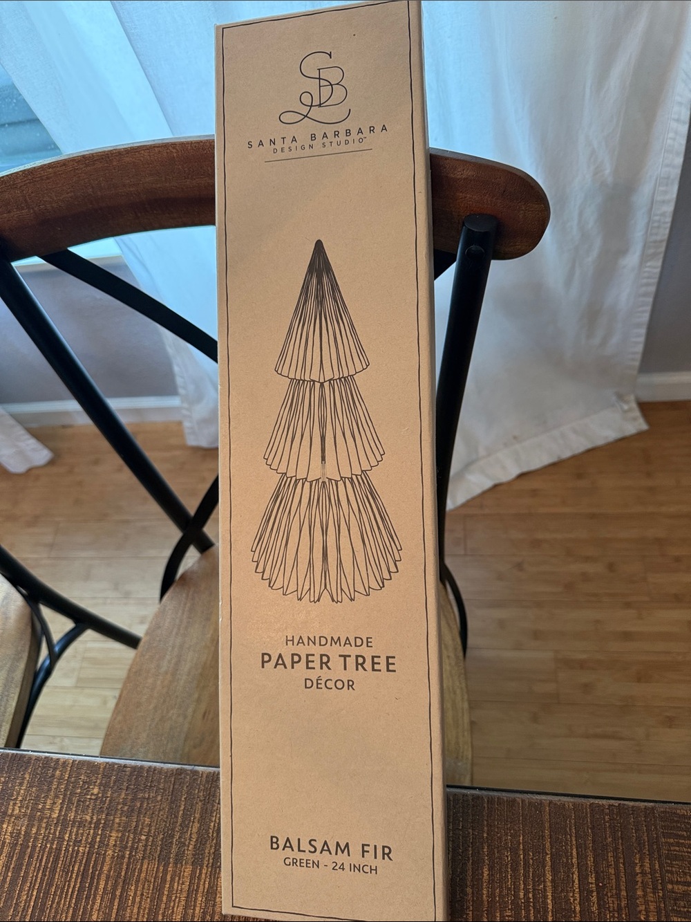 Balsam Fir Handmade Paper Tree - Green